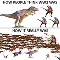 World war 2, as described by dinosaurs