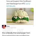 Cauliflower Burger