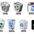 L'évolution de la poubelle