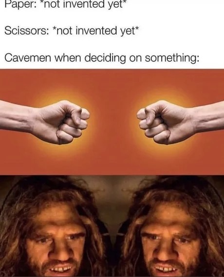 Caveman talk - meme