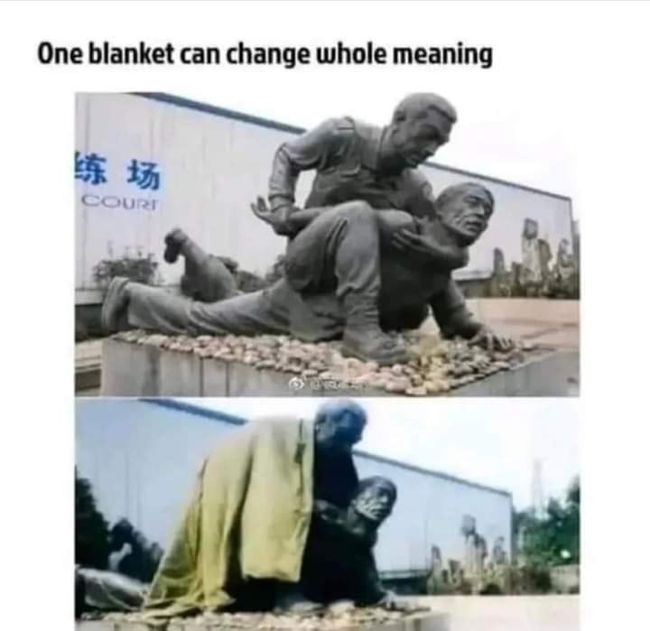 One blanket changed your sexuality - meme