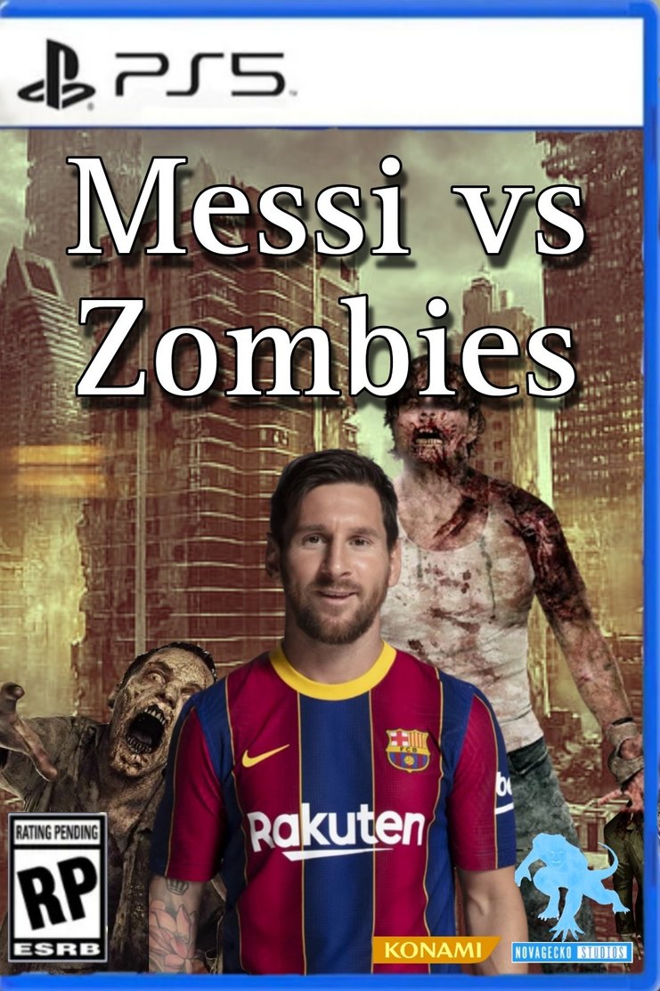 Messi vs Zombies, título disponible para PS5, Xbox Series S/X, Nintendo Switc, y la consola original de Memedroid!
