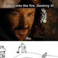 Elrond you did not do what you should