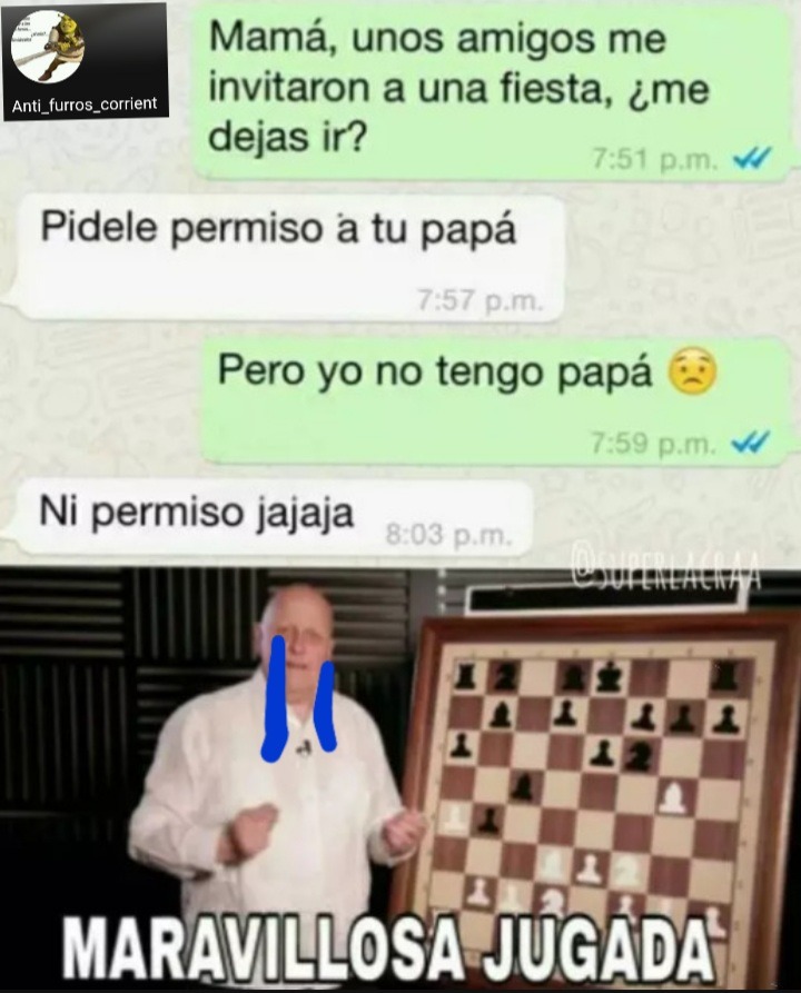 Editado como el culo por prisa - meme