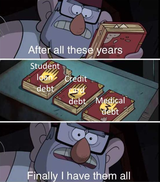 Triple oof! - meme