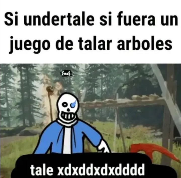 Mememierda sin gracia de undertula, undertale y sans están sobrevalorados