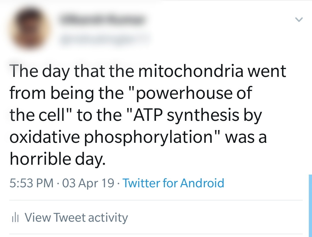 The Mitochondria isn't the powerhouse of the cell, I am! - meme