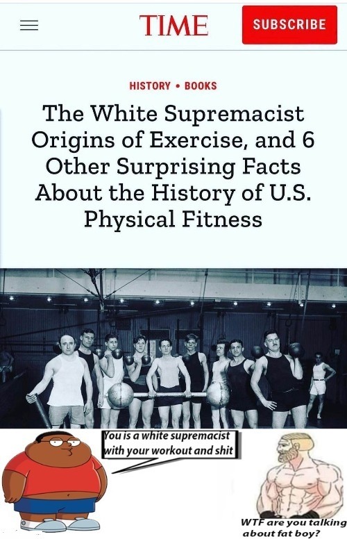 Gyms the new KKK HQ - meme