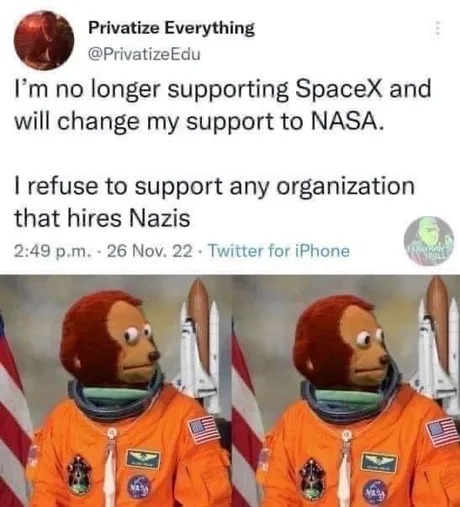 SpaceX and NASA - meme