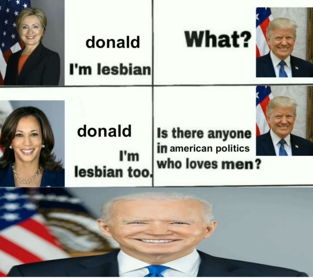 Who in American Politics loves men? - meme