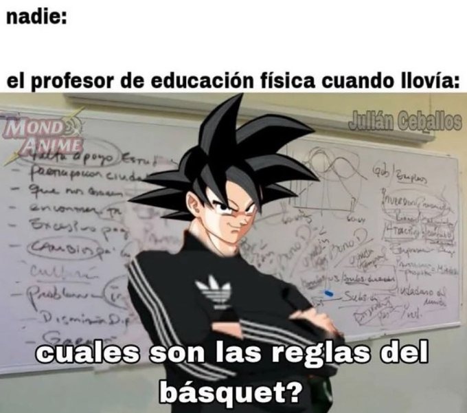 Almenos el mio explicaba un poco de biología - meme
