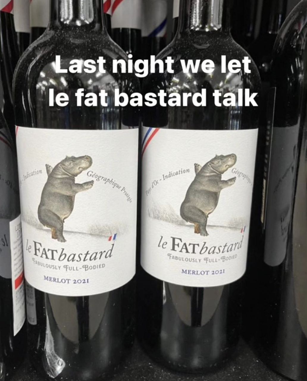 fat bastard had some things to say last night - meme