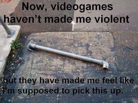 Video game violence - meme