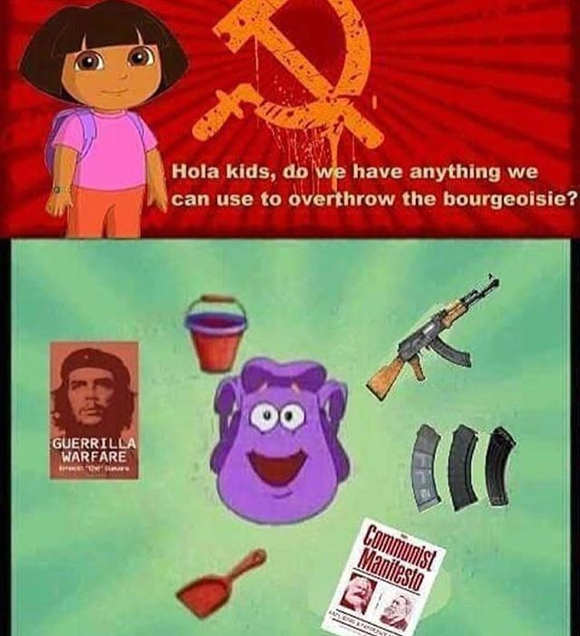 Don't forget Molotov cocktails - meme