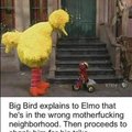 Big bird is an asshole