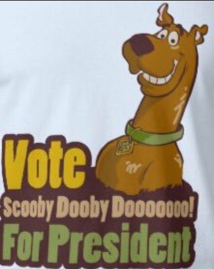 Biscoitos Scooby para quem votar nele - meme