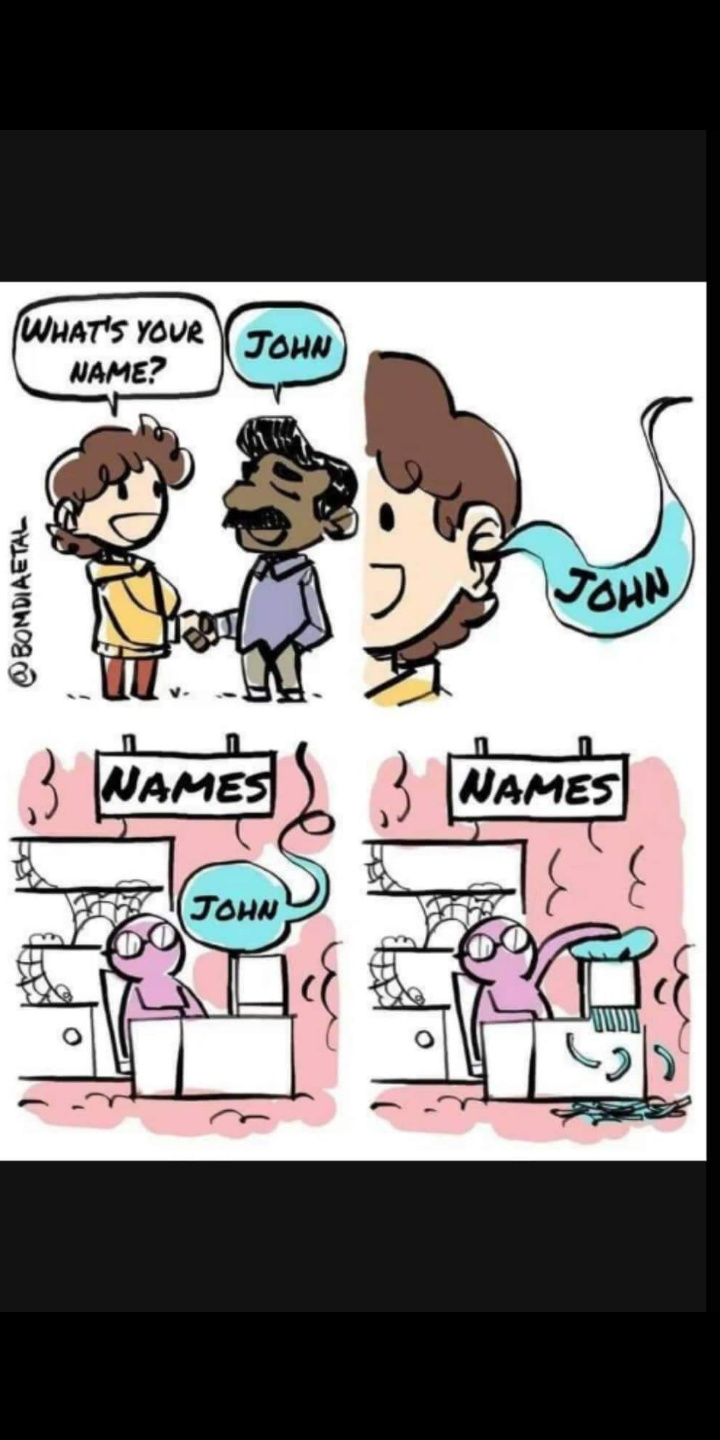 Can't remember names to save my life - meme