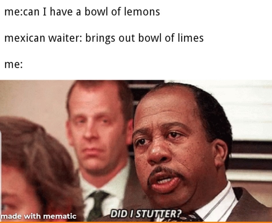 Lemons please - meme