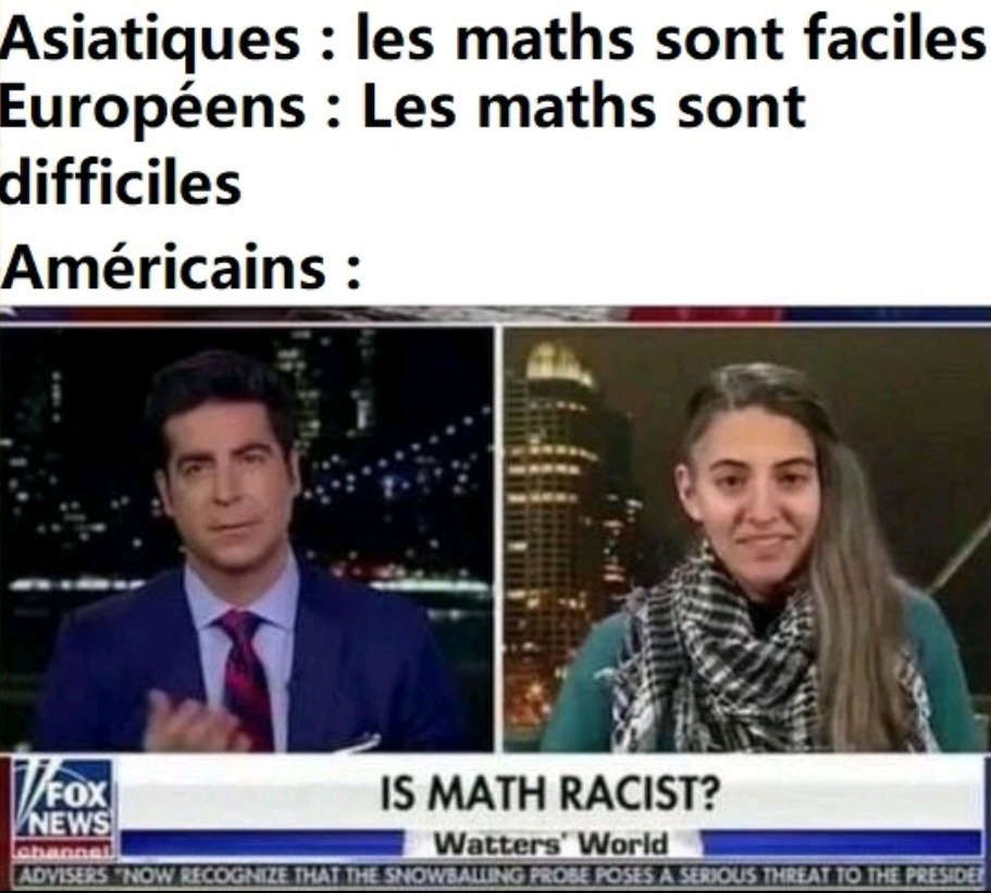 Math raciste? - meme