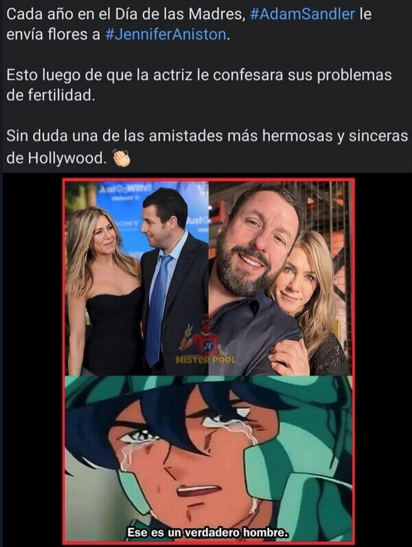 Adam Sandler es un chad - meme