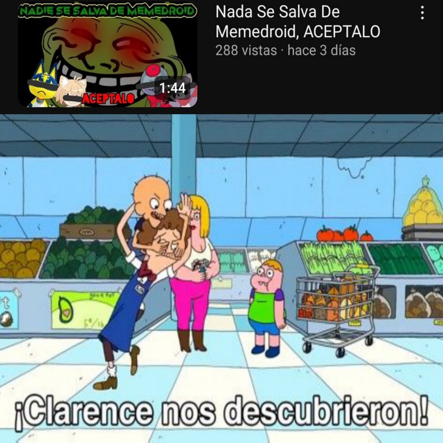 Nos descubrieron de nuevo - meme
