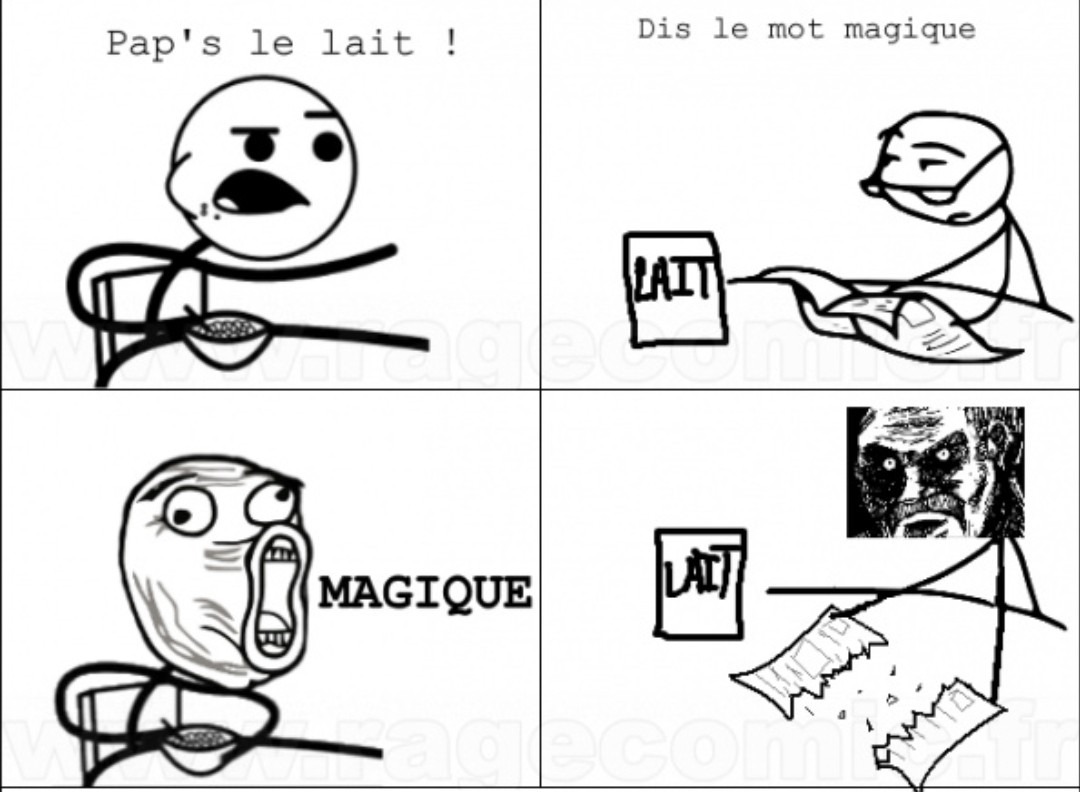 Le mots magique - meme