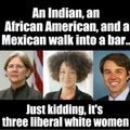 three liberal white women