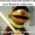 How dare you hate my bionicles!