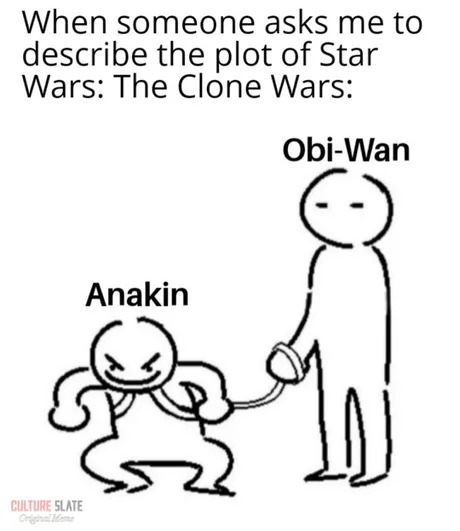 Star Wars the clone wars meme