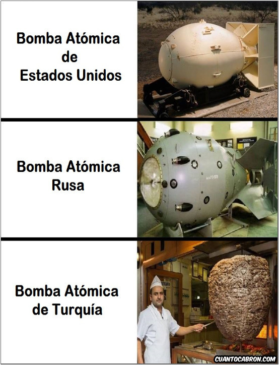 Bombas atomicas - meme