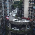 Nope, it's not a parking. It's a real street in Chongqing, China