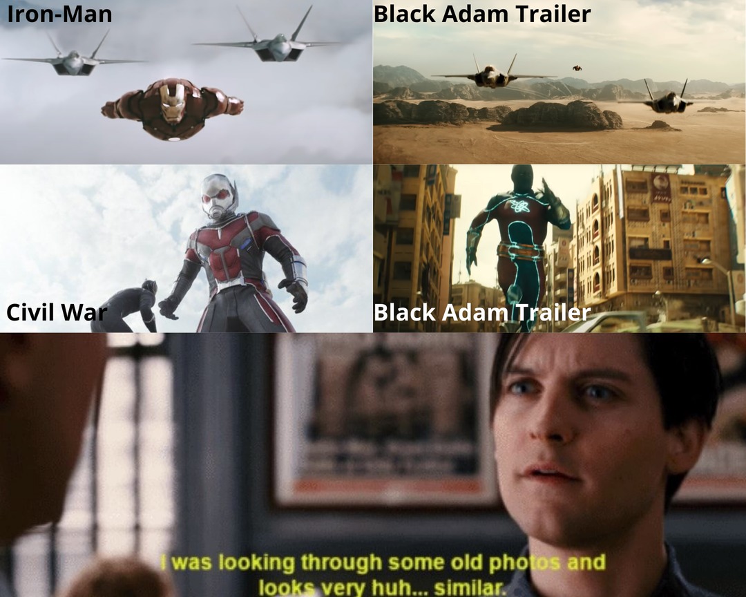 Black Adam is getting some inspiration - meme