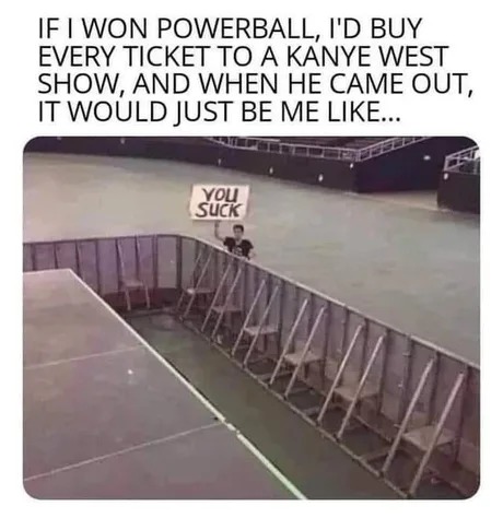 If i won powerball - meme