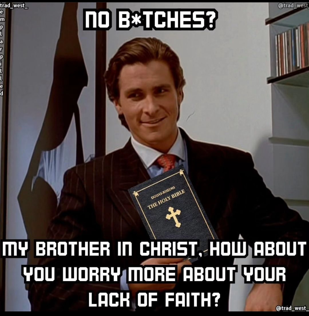 Faith comes from hearing, and hearing through the word of Christ - meme