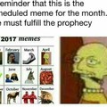 Fulfil the prophecy