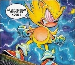 Sonic putasso opressor de minorias - meme