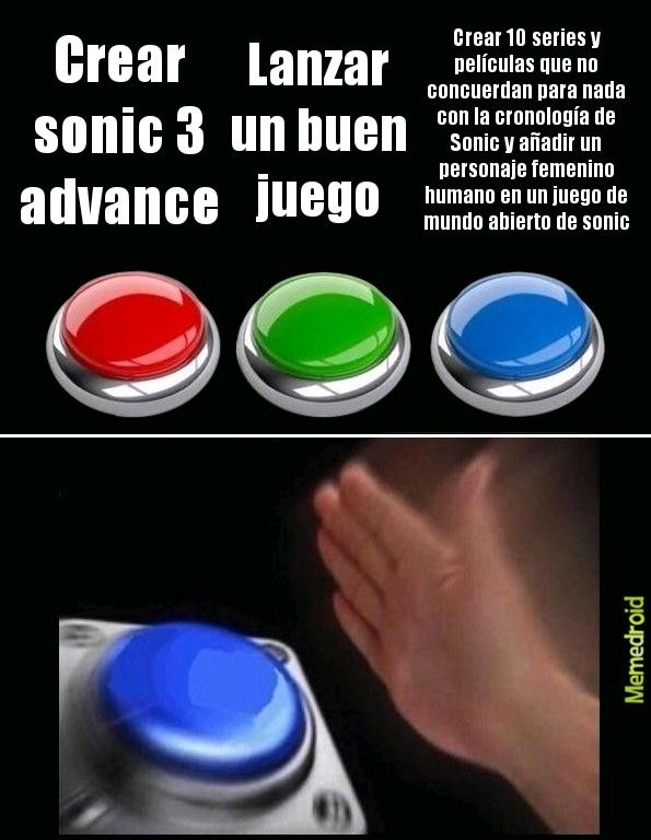 Sega be like: - meme