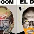 Doom jugando Doom con Dr. Doom mientras escuchan Doom