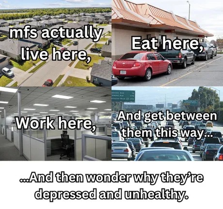 Depressed and unhealthy? - meme
