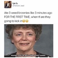 i got arrested for having weed cookies once