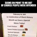 Im sure it was white people who were offended