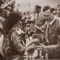 Kendall Jenner giving a pepsi to Hitler, to put an end to WW2