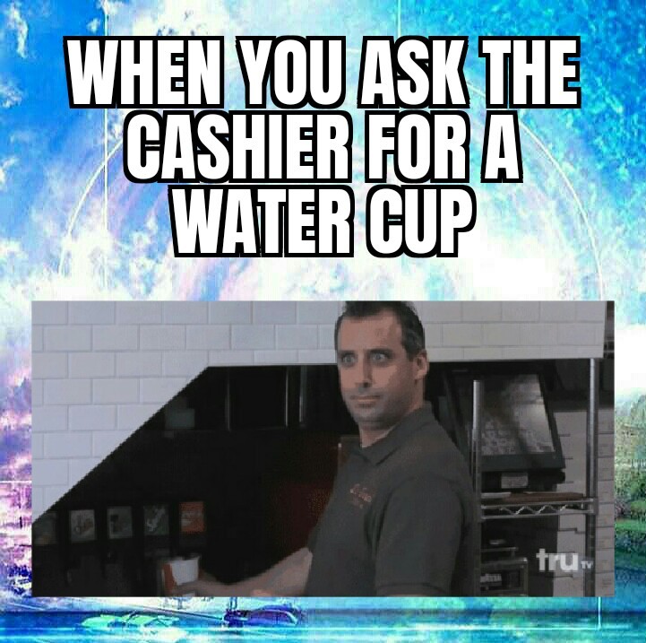 Look out for cashier karen - meme