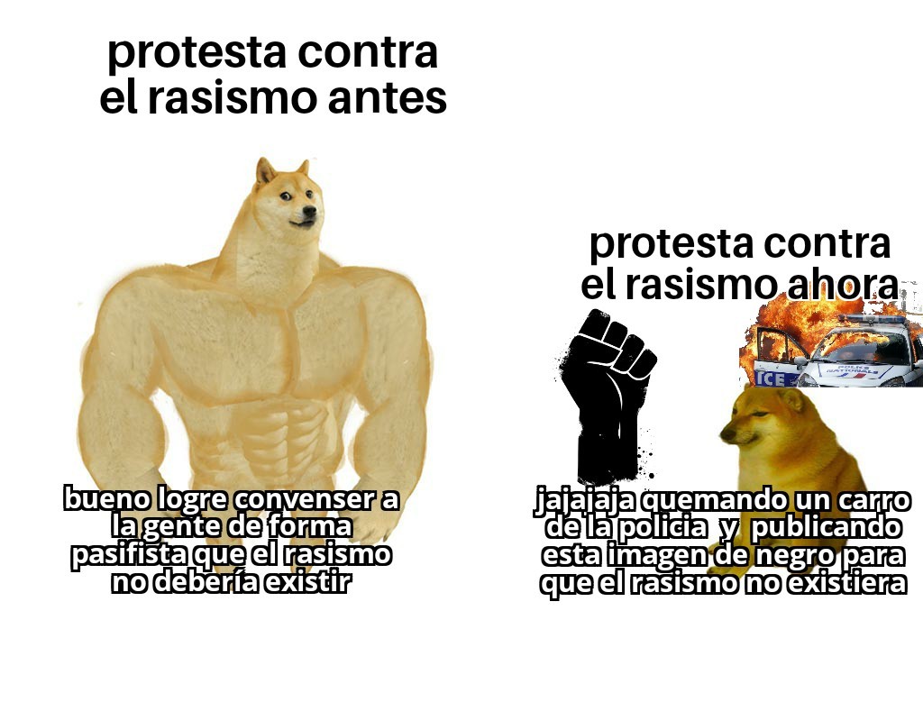 MALDITOS tiktokers que utilisan la mano en negro y disiendo que esta apoyando el anti rasismo - meme