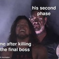 after killing the final boss