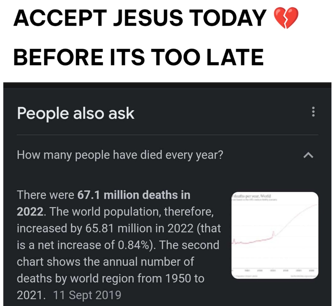 Repent Today Before It's Too Late - meme