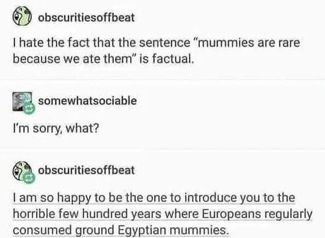 Mummies - meme