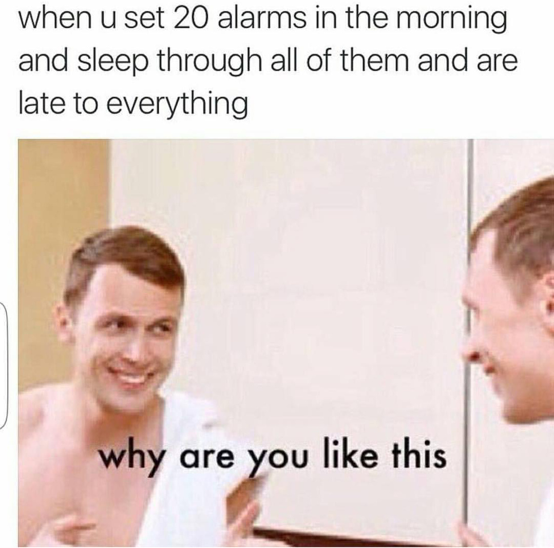 This is title every morning. - meme