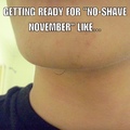 no-shave November