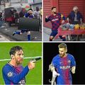Esto tiene que estar editado, Messi no es así.....